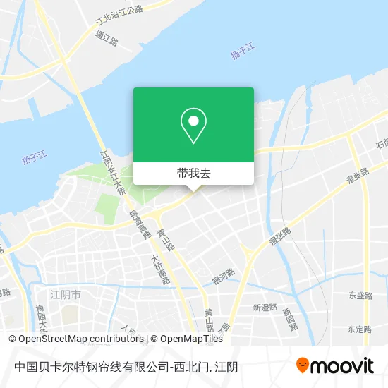 中国贝卡尔特钢帘线有限公司-西北门地图