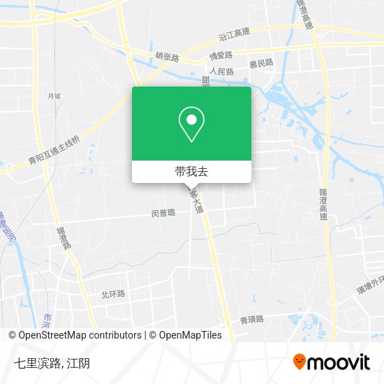 七里滨路地图