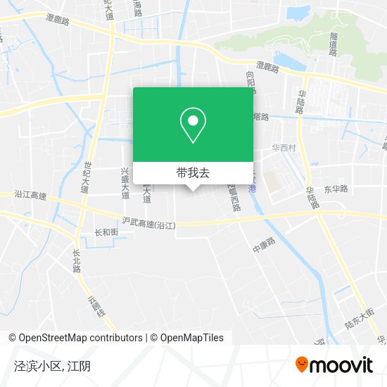 泾滨小区地图