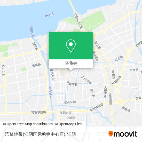 滨琦地带(江阴国际购物中心店)地图