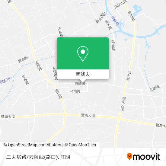 二大房路/云顾线(路口)地图