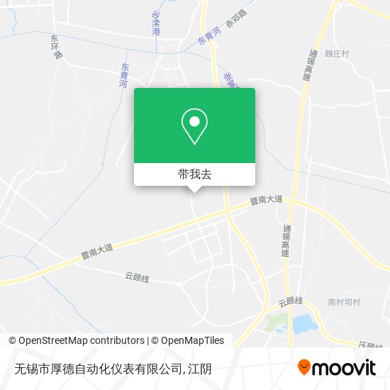 无锡市厚德自动化仪表有限公司地图