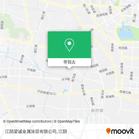 江阴梁诚金属涂层有限公司地图