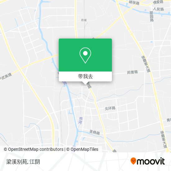 梁溪别苑地图