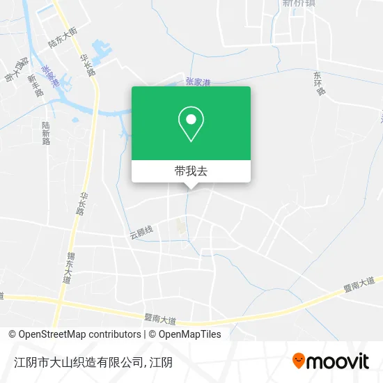 江阴市大山织造有限公司地图