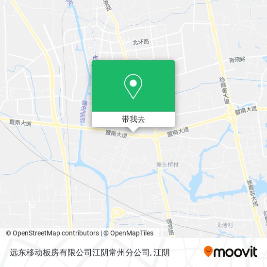 远东移动板房有限公司江阴常州分公司地图