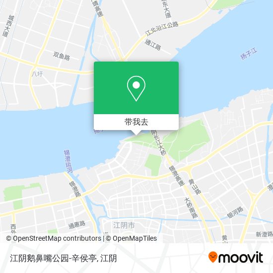 江阴鹅鼻嘴公园-辛侯亭地图