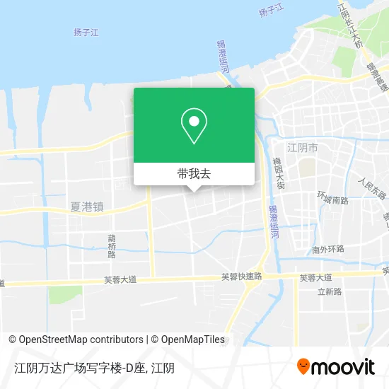 江阴万达广场写字楼-D座地图