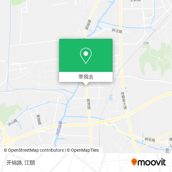 开锦路地图