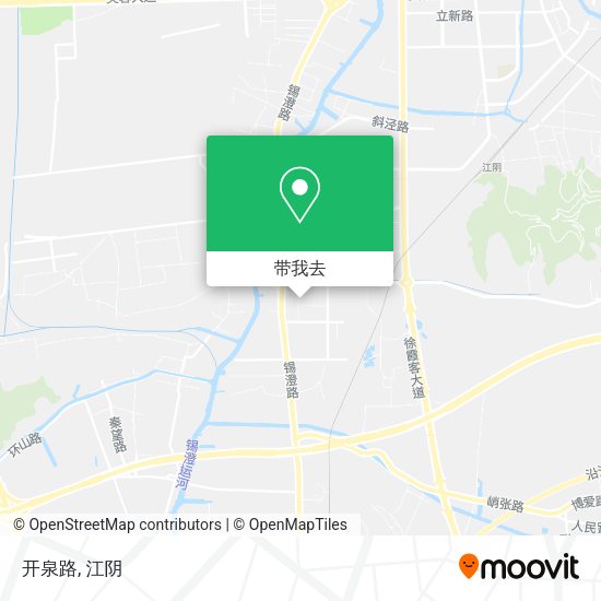 开泉路地图