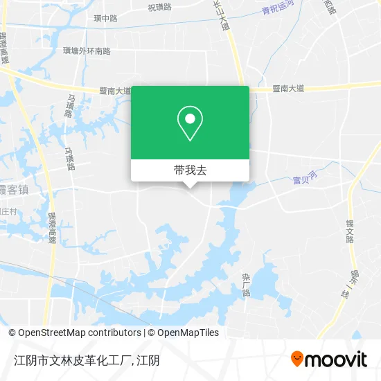 江阴市文林皮革化工厂地图