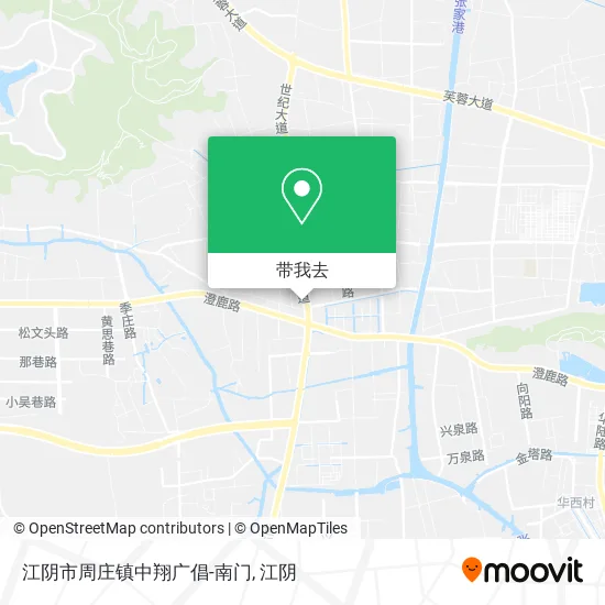 江阴市周庄镇中翔广倡-南门地图