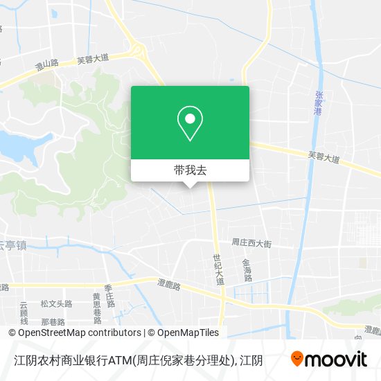 江阴农村商业银行ATM(周庄倪家巷分理处)地图