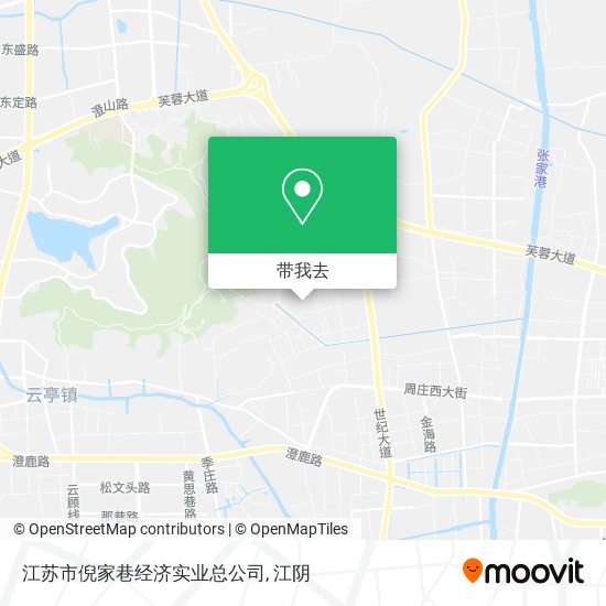 江苏市倪家巷经济实业总公司地图