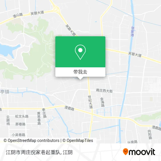 江阴市周庄倪家巷起重队地图