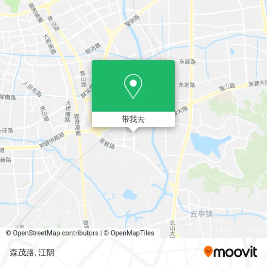 森茂路地图