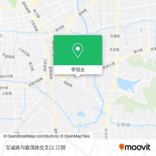 宝诚路与森茂路交叉口地图