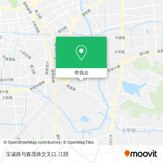 宝诚路与森茂路交叉口地图