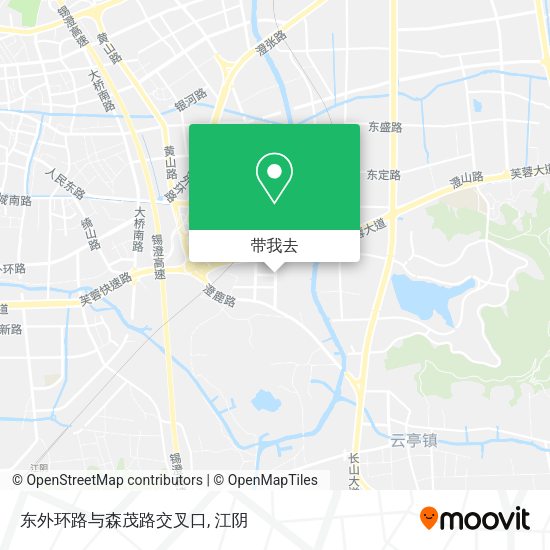 东外环路与森茂路交叉口地图