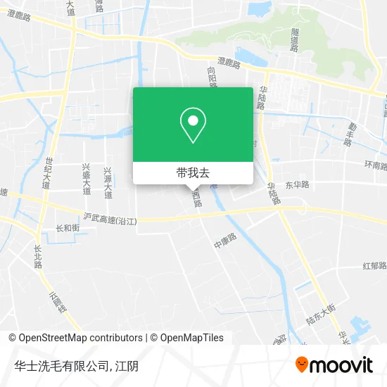 华士洗毛有限公司地图
