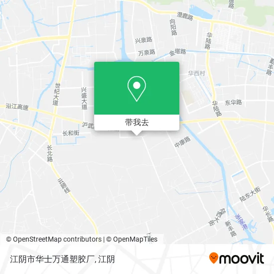 江阴市华士万通塑胶厂地图