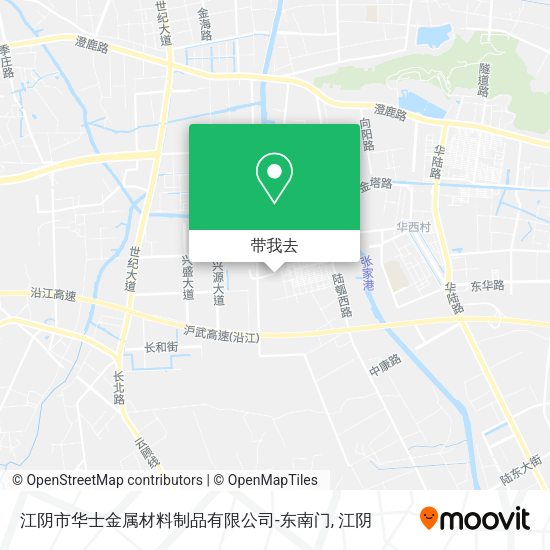 江阴市华士金属材料制品有限公司-东南门地图