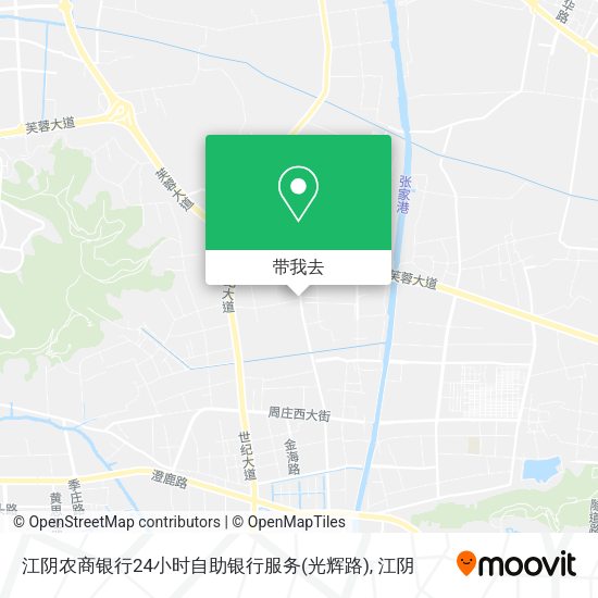 江阴农商银行24小时自助银行服务(光辉路)地图