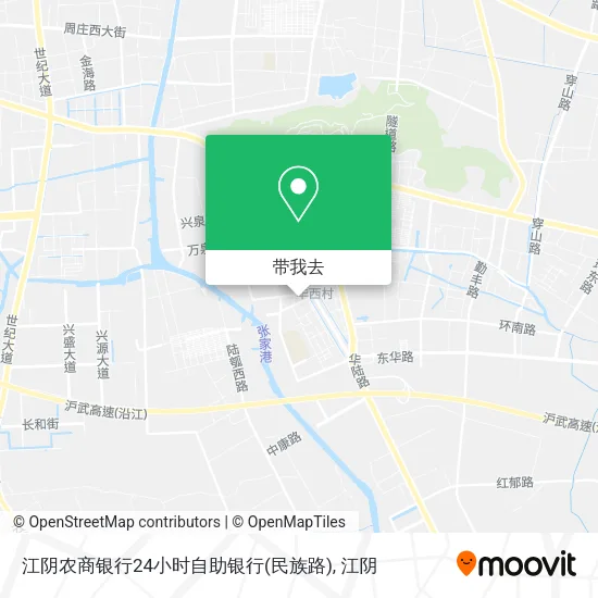 江阴农商银行24小时自助银行(民族路)地图