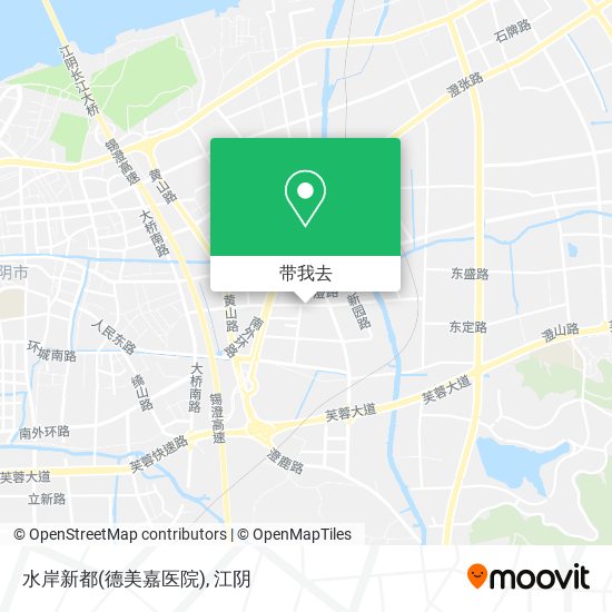水岸新都(德美嘉医院)地图