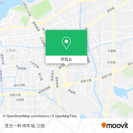 贯庄一村-停车场地图