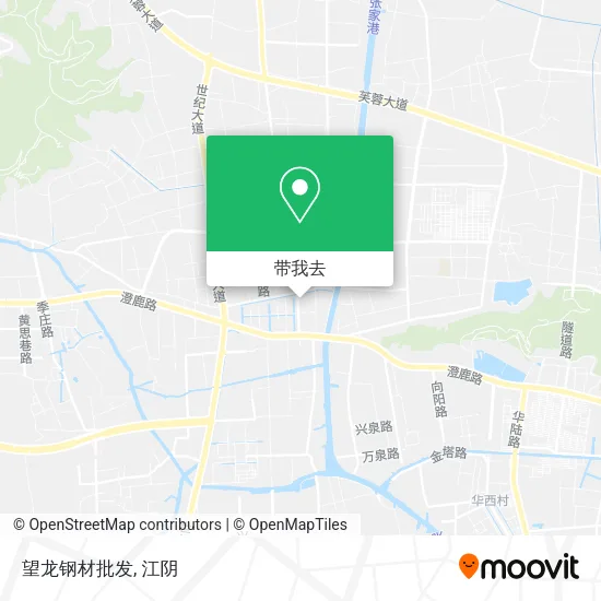 望龙钢材批发地图