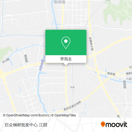 巨众钢材批发中心地图