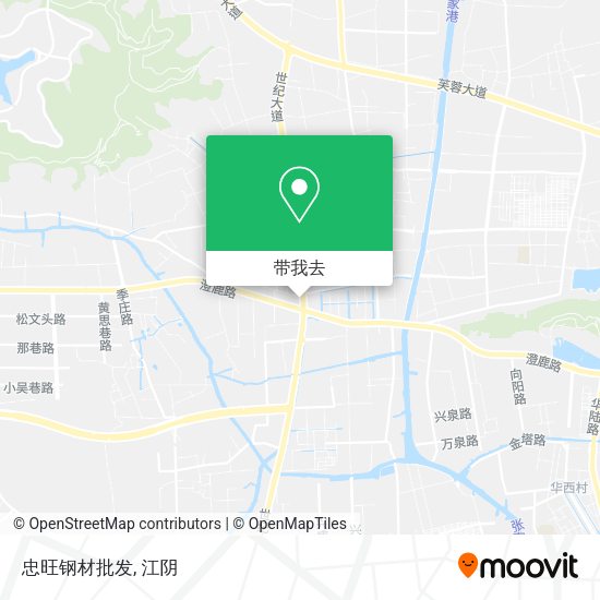 忠旺钢材批发地图