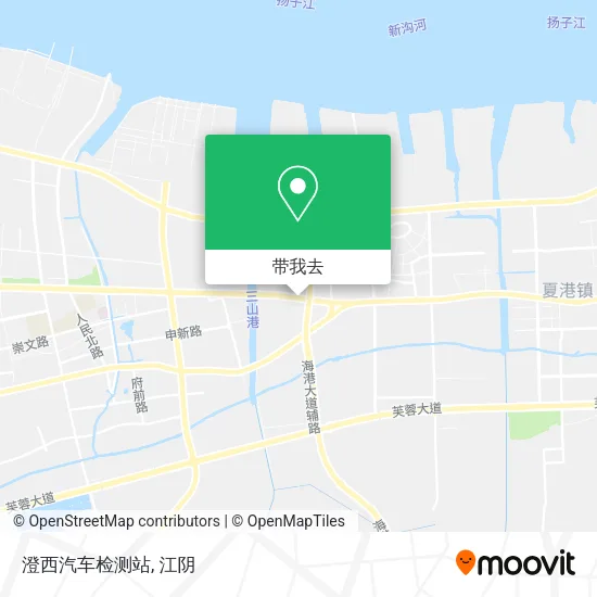 澄西汽车检测站地图