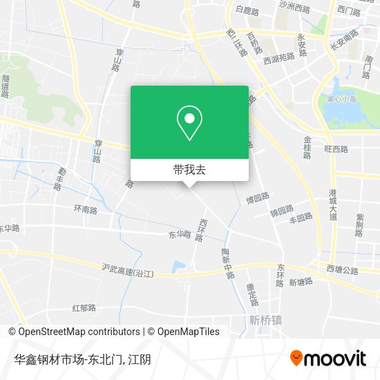 华鑫钢材市场-东北门地图