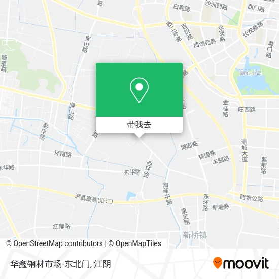 华鑫钢材市场-东北门地图