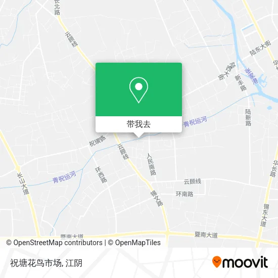 祝塘花鸟市场地图