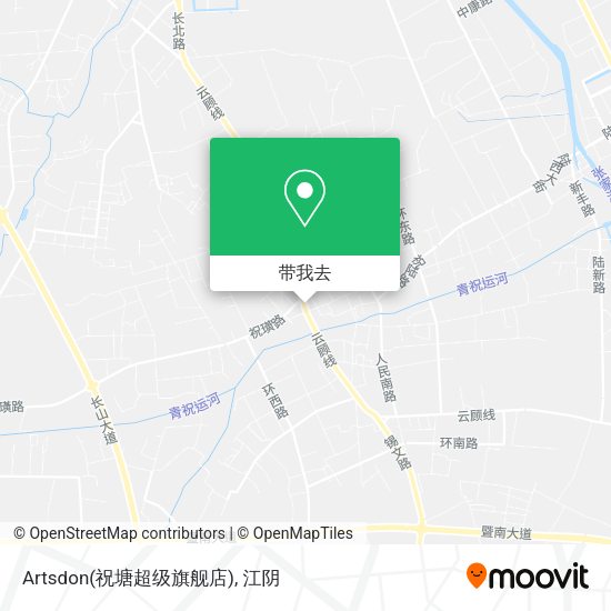 Artsdon(祝塘超级旗舰店)地图