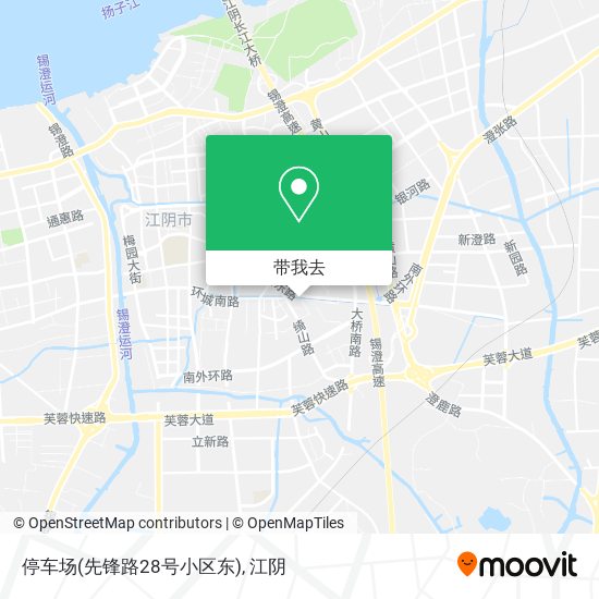 停车场(先锋路28号小区东)地图