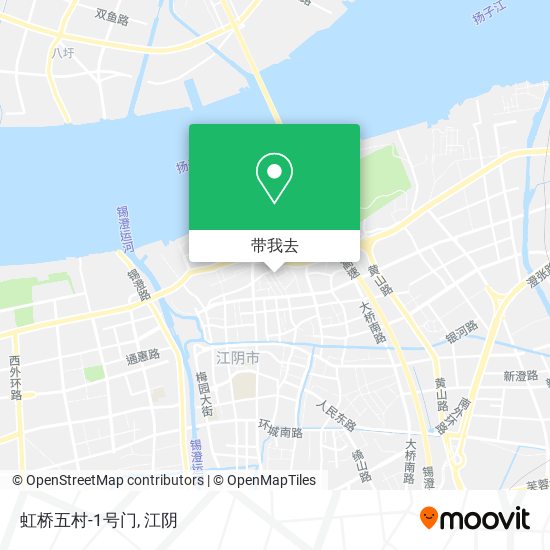 虹桥五村-1号门地图