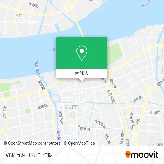 虹桥五村-1号门地图