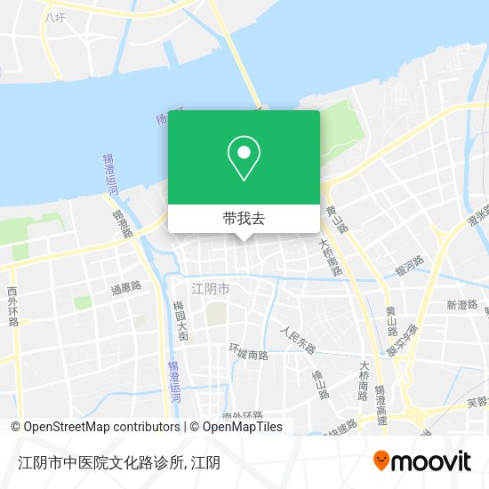 江阴市中医院文化路诊所地图