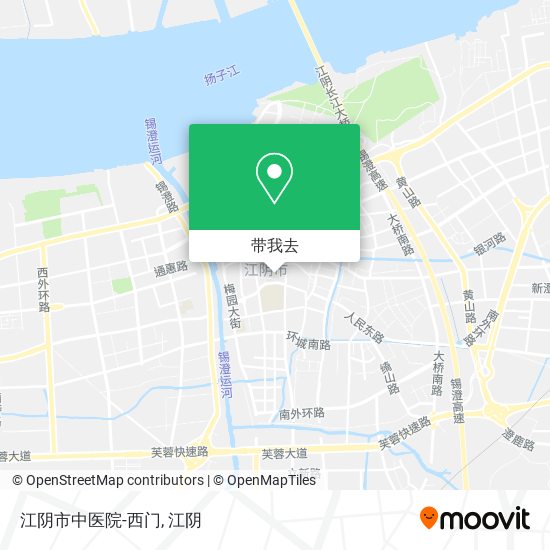 江阴市中医院-西门地图