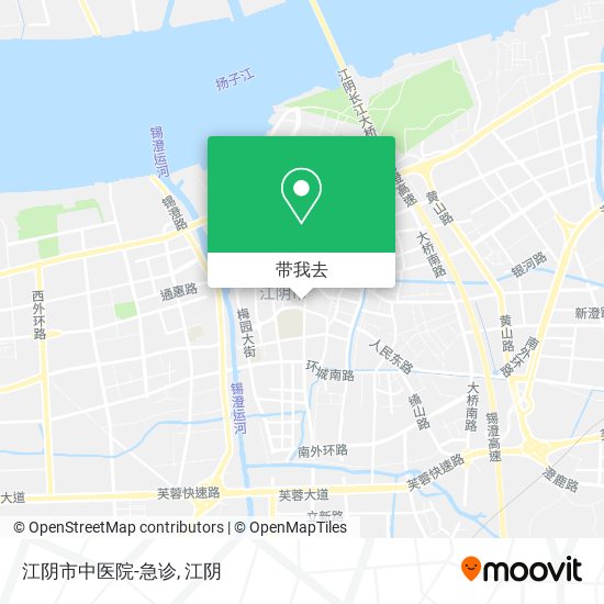 江阴市中医院-急诊地图