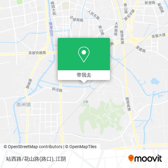 站西路/花山路(路口)地图