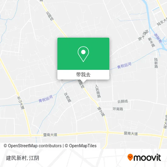 建民新村地图