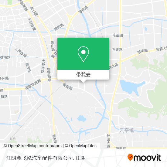 江阴金飞泓汽车配件有限公司地图