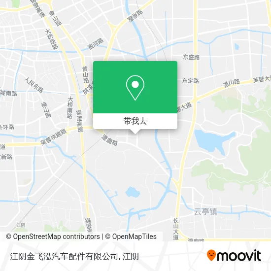 江阴金飞泓汽车配件有限公司地图
