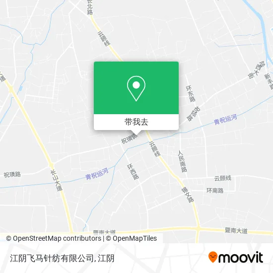 江阴飞马针纺有限公司地图