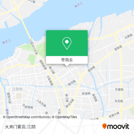 火弟门窗店地图